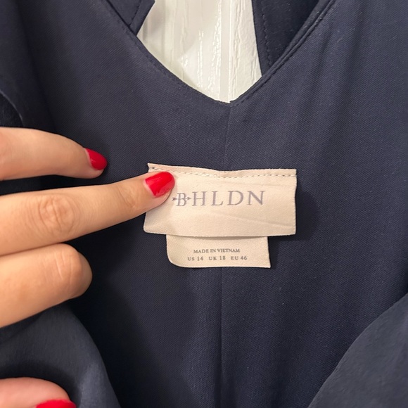 BHLDN bridesmaids Katey Dress In navy - Picture 4 of 4
